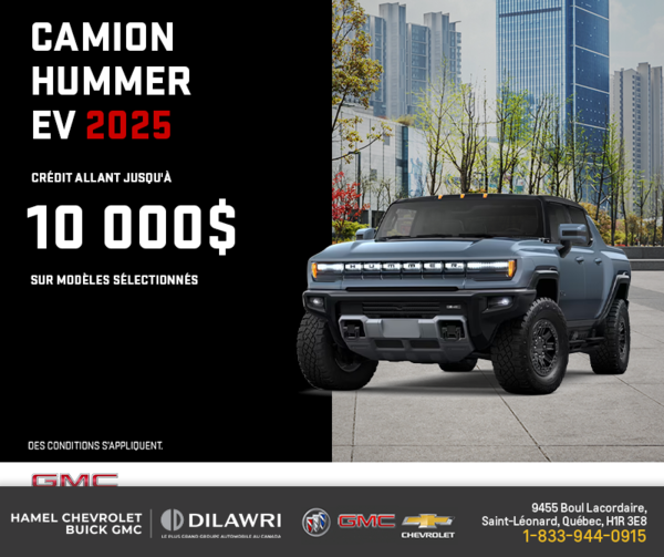 Le GMC Camion Hummer EV 2025