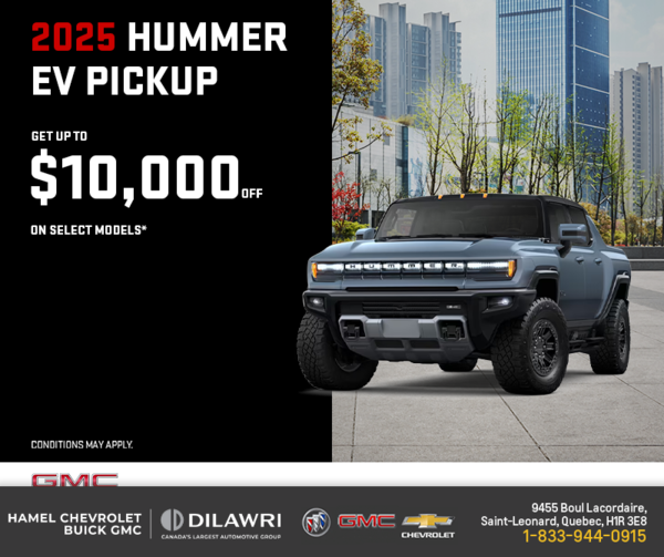 The 2025 GMC Hummer EV Pickup