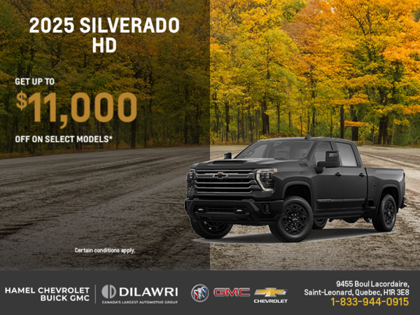 Get the 2025 Chevrolet Silverado HD