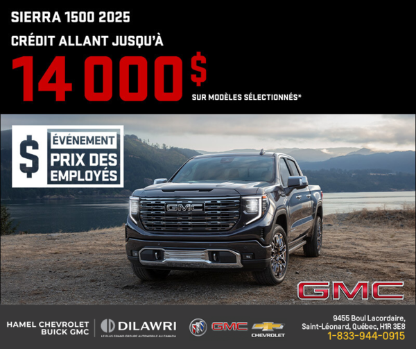 Le GMC Sierra 1500 2025