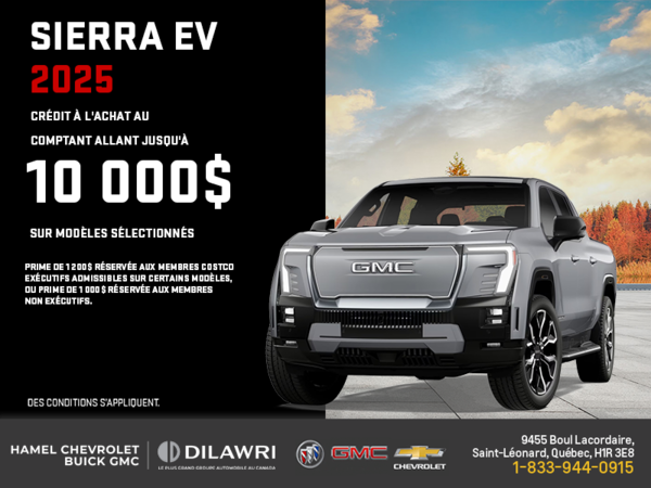 Le GMC Sierra EV 2025