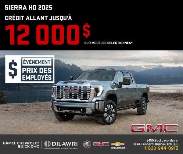 Le GMC Sierra HD 2025