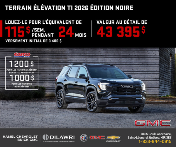 Le GMC Terrain 2026