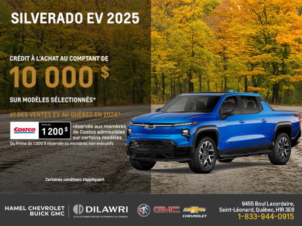 Procurez-vous le Chevrolet Silverado EV 2025