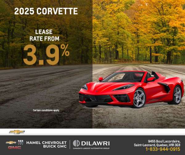 Get the 2025 Chevrolet Corvette
