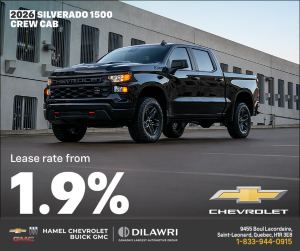 Get the 2026 Chevrolet Silverado 1500