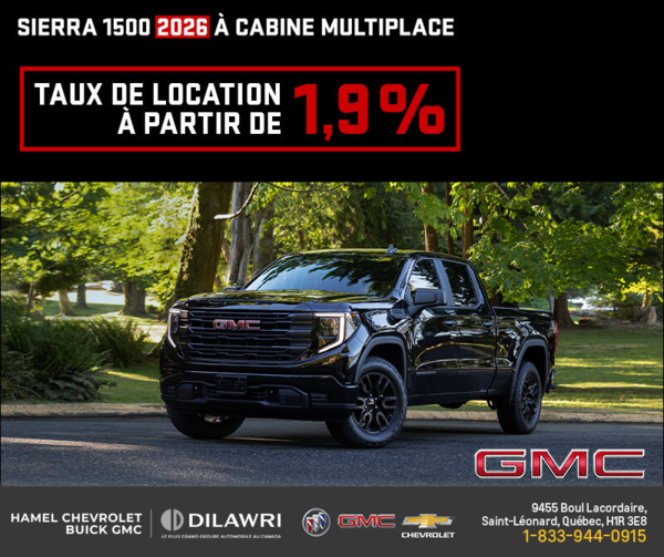 Le GMC Sierra 1500 2026