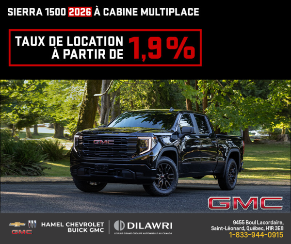 Le GMC Sierra 1500 2026