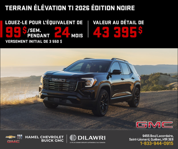 Le GMC Terrain 2026