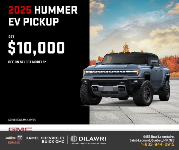 The 2025 GMC Hummer EV SUV