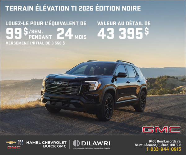 Le GMC Terrain 2026
