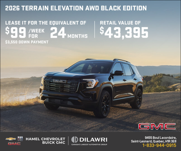 The 2026 GMC Terrain
