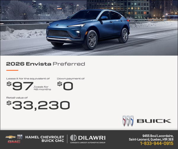 Get the 2026 Buick Envista