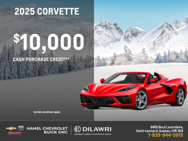 Get the 2025 Chevrolet Corvette