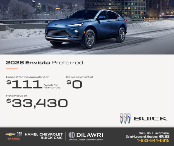 Get the 2026 Buick Envista