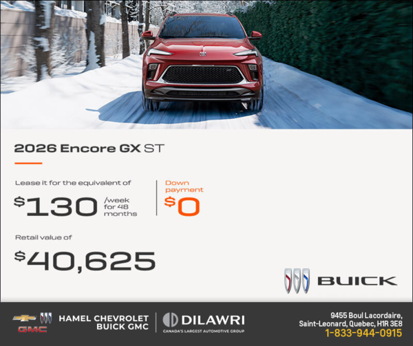 Get the 2026 Buick Encore GX