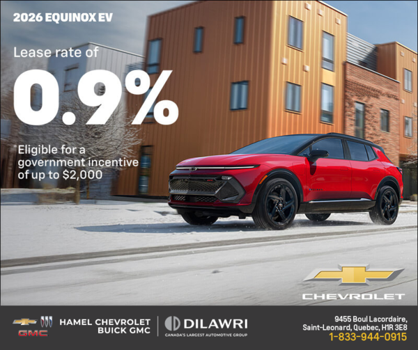 Get the 2026 Chevrolet Equinox EV