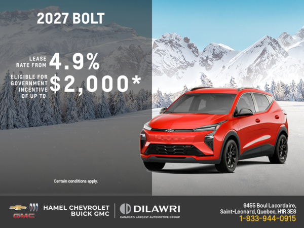 Get the 2027 Chevrolet Bolt