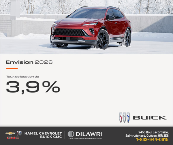 Procurez-vous la Buick Envision 2026