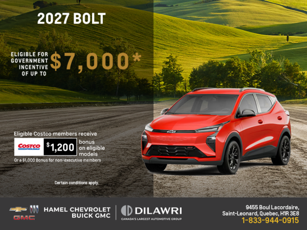Get the 2027 Chevrolet Bolt