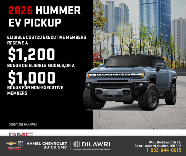The 2026 GMC Hummer EV Pickup