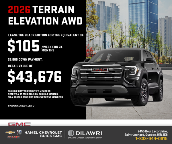 The 2026 GMC Terrain