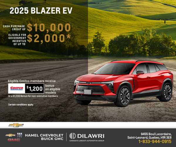 Get the 2025 Chevrolet Blazer EV