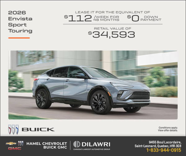 Get the 2026 Buick Envista