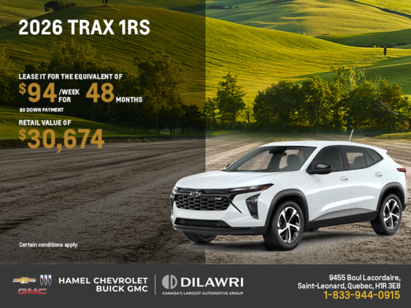 Get the 2026 Chevrolet Trax