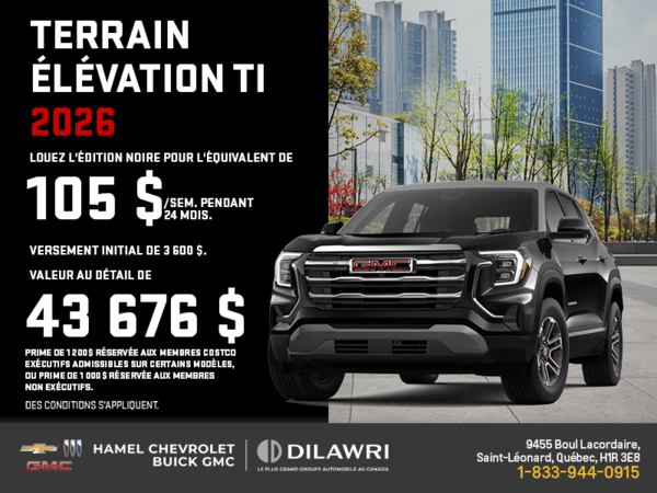 Le GMC Terrain 2026