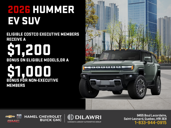 The 2026 GMC Hummer EV SUV