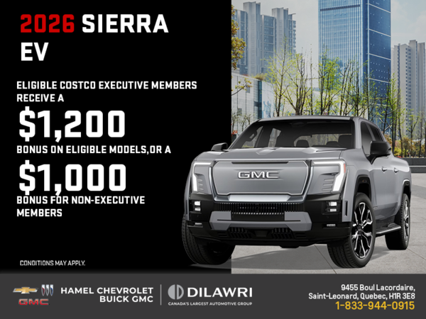 The 2026 GMC Sierra EV
