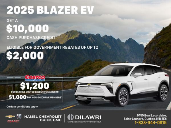 Get the 2025 Chevrolet Blazer EV