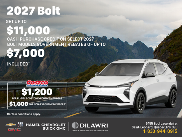 Get the 2027 Chevrolet Bolt