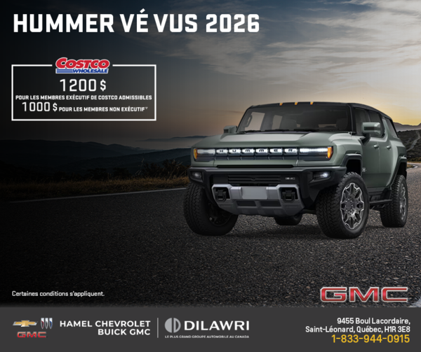 Le GMC Hummer VÉ VUS 2026