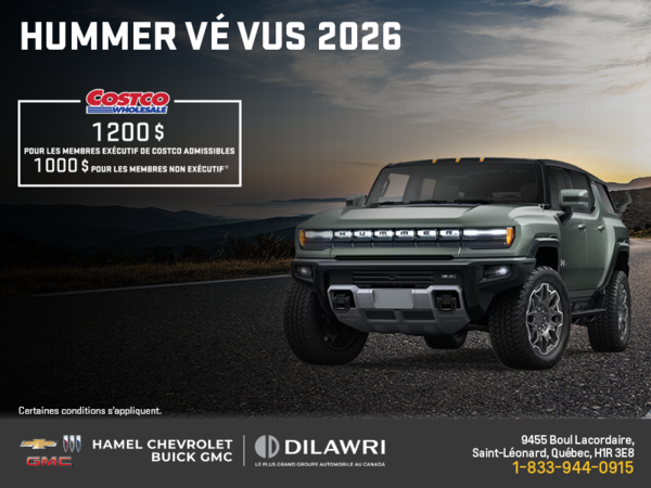 Le GMC Hummer VÉ VUS 2026