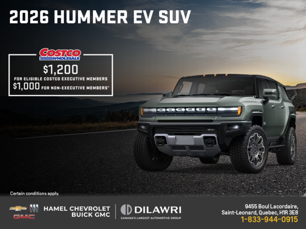 The 2026 GMC Hummer EV SUV