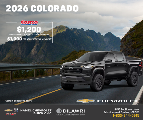 Get the 2026 Chevrolet Colorado