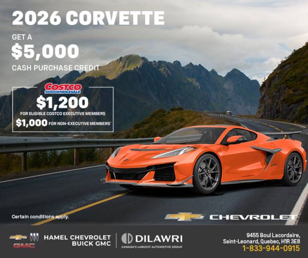Get the 2026 Chevrolet Corvette