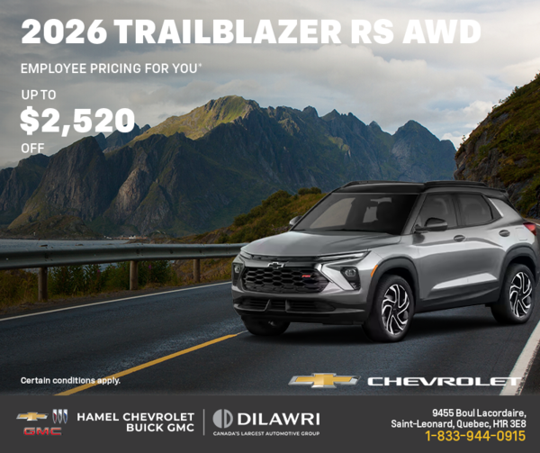 Get the 2026 Chevrolet Trailblazer
