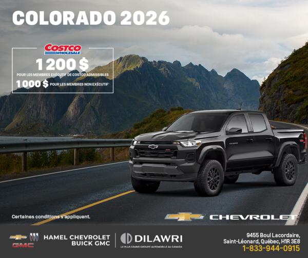 Le Chevrolet Colorado 2026