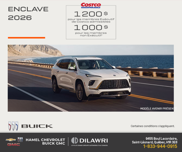 Procurez-vous la Buick Enclave 2026