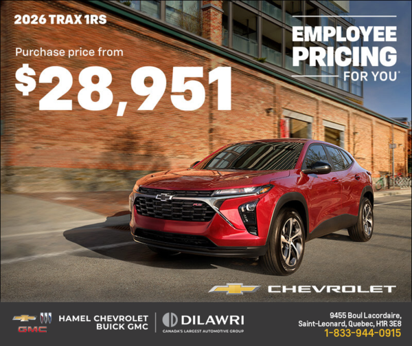 The 2026 Chevrolet Trax 2RS