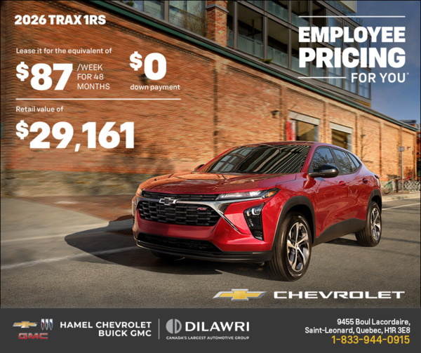 The 2026 Chevrolet Trax 2RS