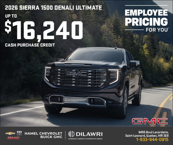 The 2026 GMC Sierra 1500 Denali Ultimate