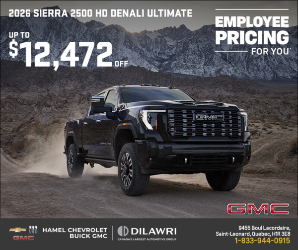 The 2026 GMC Sierra 2500 HD Denali Ultimate