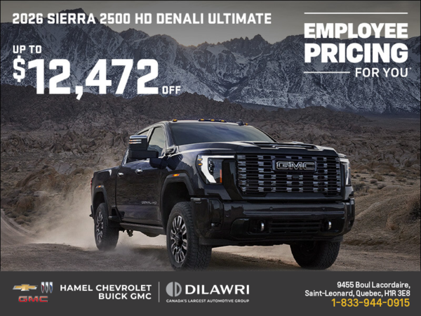 The 2026 GMC Sierra 2500 HD Denali Ultimate