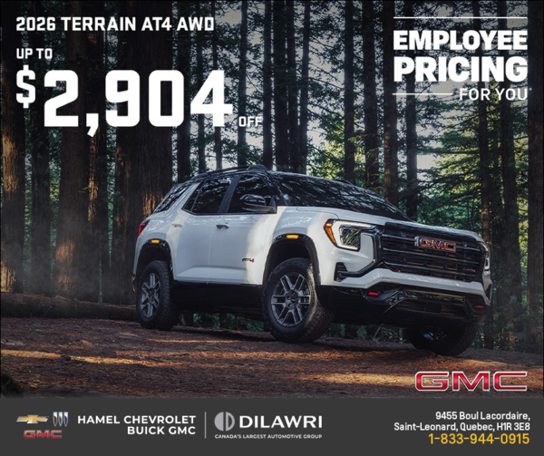 The 2026 GMC Terrain