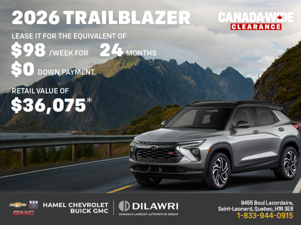 2026 Chevrolet Trailblazer