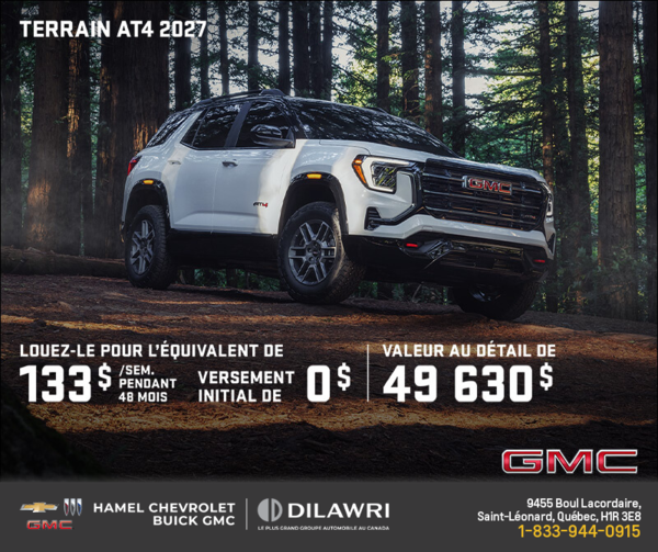 Le GMC Terrain AT4 2027